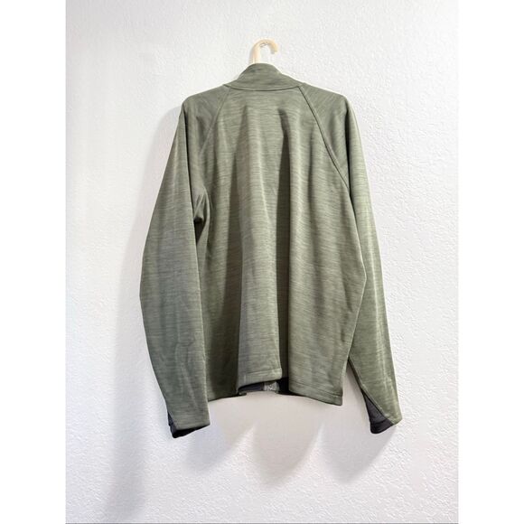 Duluth Jacket Mens 3 XL Green Full Zip Up Long Sleeve Zip Pockets Sweatshirt - Picture 3 of 3